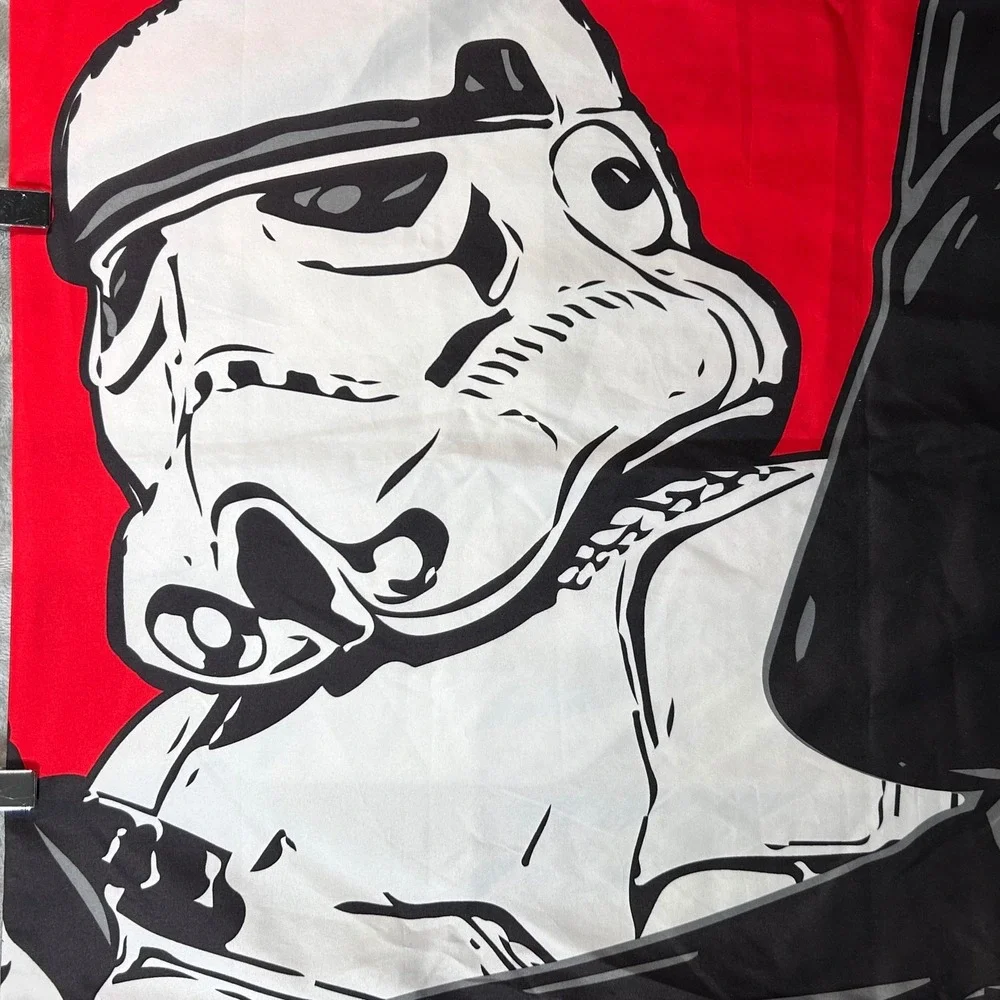 Star Wars Darth Vader Stormtrooper Reversible Pillowcase Red Black Jay Franco